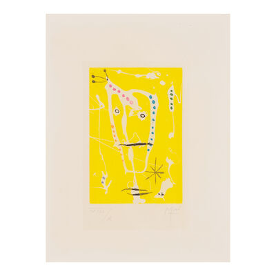 Joan Miró (1893-1983); One plate, from Les Brisants