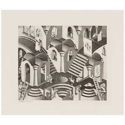 Maurits Cornelis Escher (1898-1972); Convex and Concave