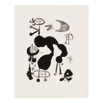 Joan Miró (1893-1983); Four plates, from Album 13