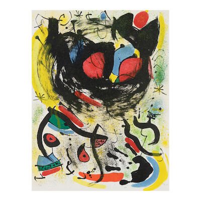 Joan Miró (1893-1983); One plate, from Les Voyants (The Seers)