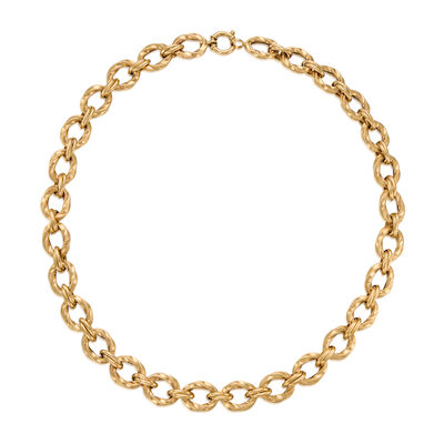 14K GOLD LINK NECKLACE