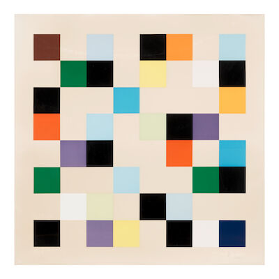 Ellsworth Kelly (1923-2015); Colors on a Grid