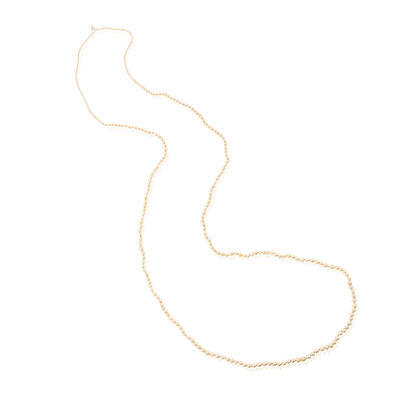 A LONG NATURAL PEARL NECKLACE