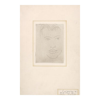 Henri Matisse (1869-1954); Massia au visage allongé (Massia with an elongated face)