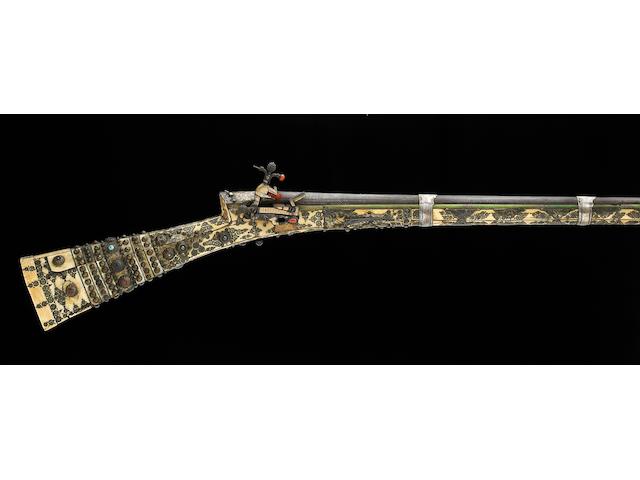 A fine Ottoman miquelet rifle @18th century