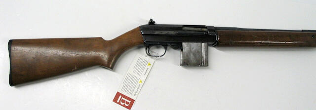 *A High Standard Swebilius patent prototype .35 Remington caliber semi-automatic sporting rifle