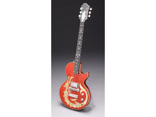 A Zemaitis Custom "Dragon" electric guitar owned by the Pretenders James Honeyman-Scott