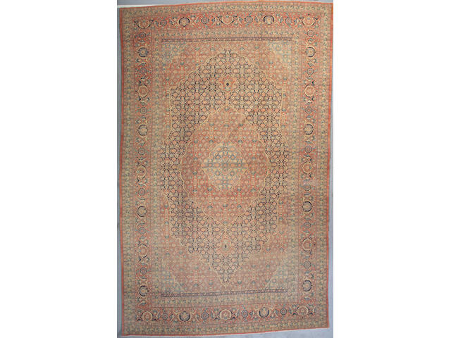 A Tabriz carpet Northwest Persia Size approximately 18ft 8in x 11ft 6in