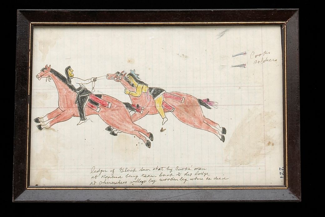 A Sioux ledger drawing