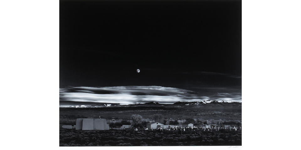 Ansel Adams; Moonrise, Hernandez, New Mexico;