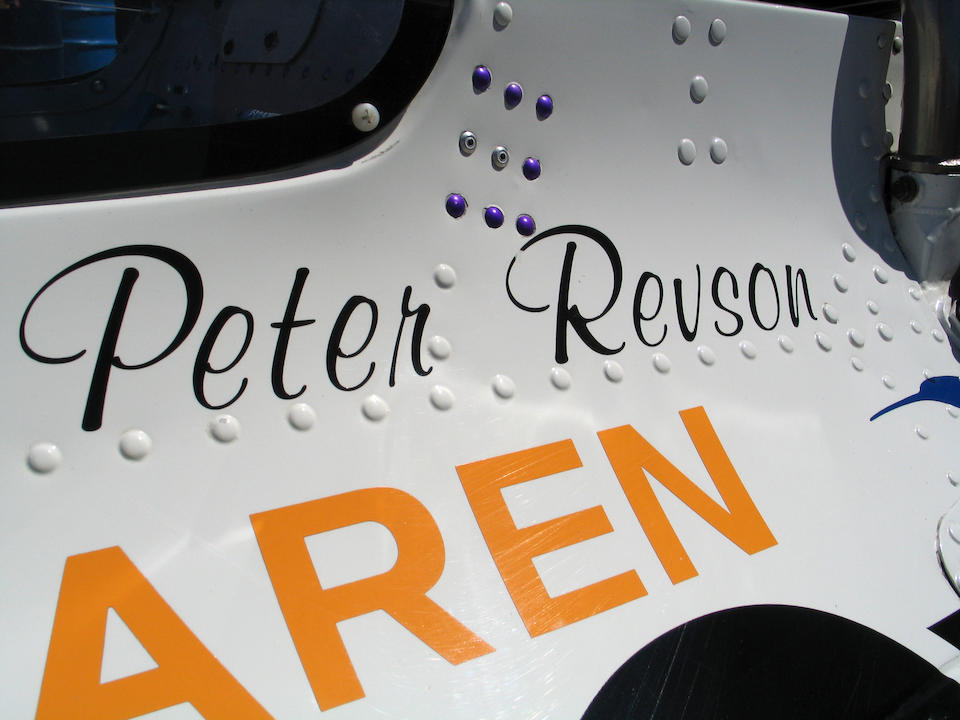 The ex-Peter Revson, ex-Brian Redman,1972 McLaren-Cosworth M19C Formula 1 Racing Single-Seater  Chassis no. M19C-2 Engine no. DFV 365