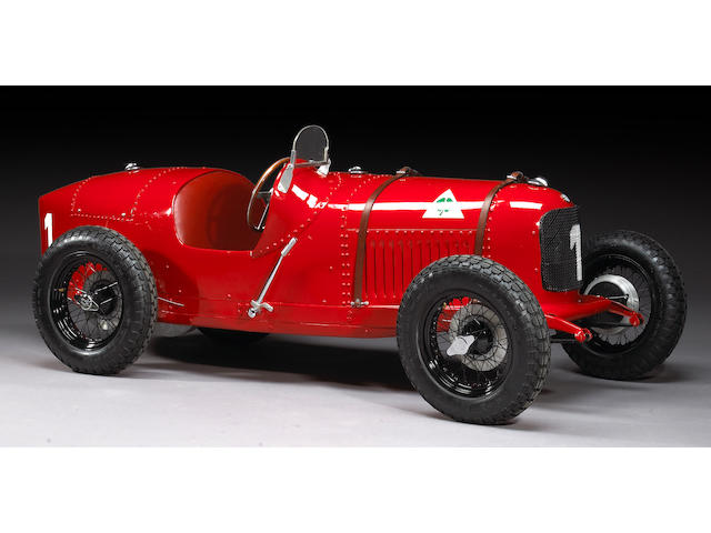 A fine 1:2 scale model of Tazio Nuvoliari's Grand Prix d'Monza, Alfa Romeo P2,