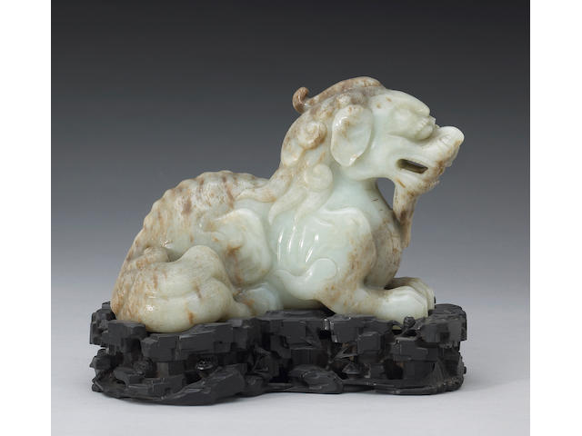 A nephrite carving of a chilong