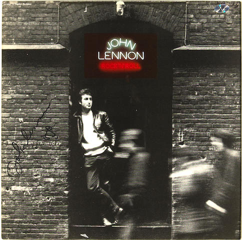 A John Lennon signed LP