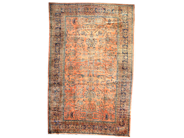 A Sarouk carpet Northwest Persis Size approximately 18ft 8in x 11ft 10in