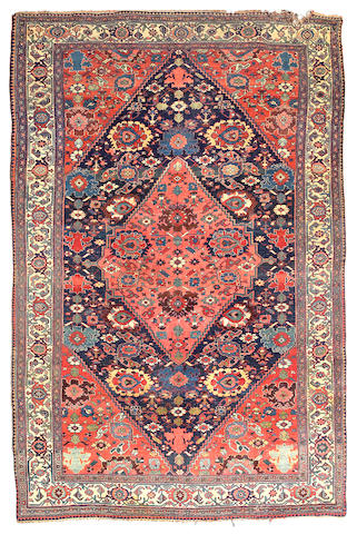 A Bidjar carpet Northwest Persia size approximately 11ft 9in x 7ft 8in