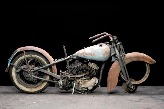 Zombie cycle. Harley WL.