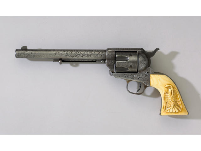 A Nimschke engraved Colt single action army revolver
