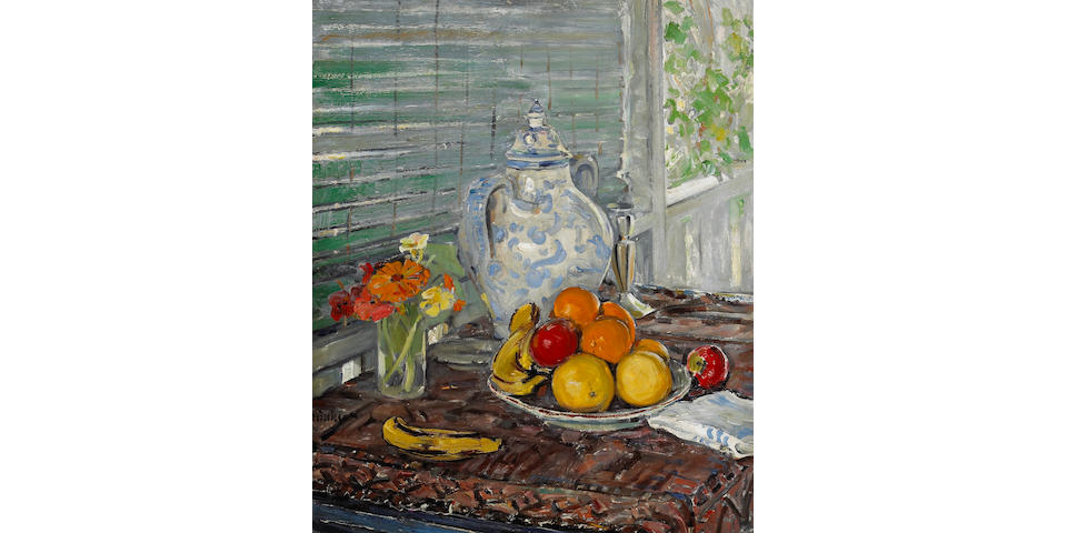 Clarence Hinkle (1880-1960) Still Life 36 x 30in