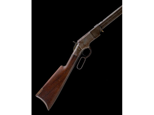 A rare iron frame Henry Model 1860 lever action rifle
