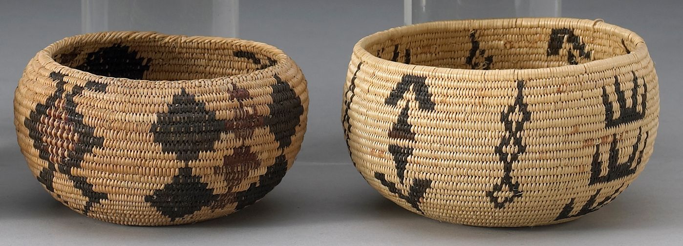 Two Paiute baskets