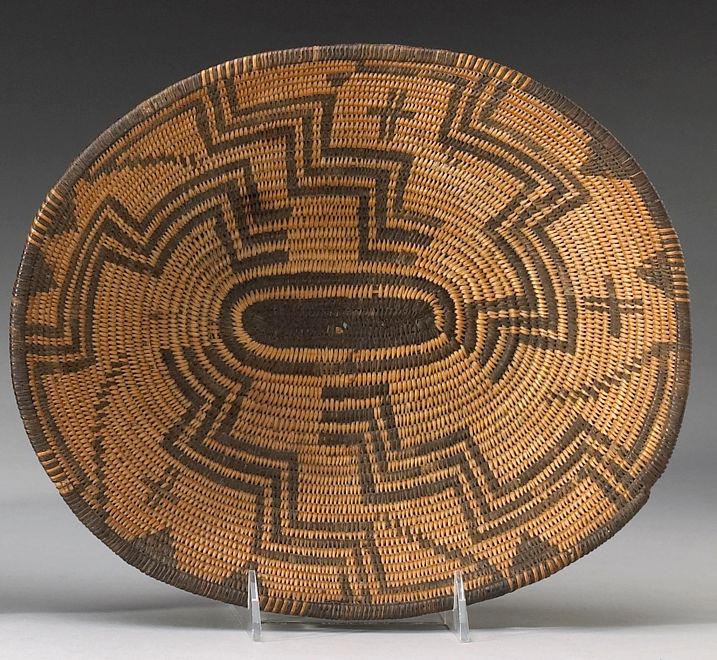 An Apache oval tray