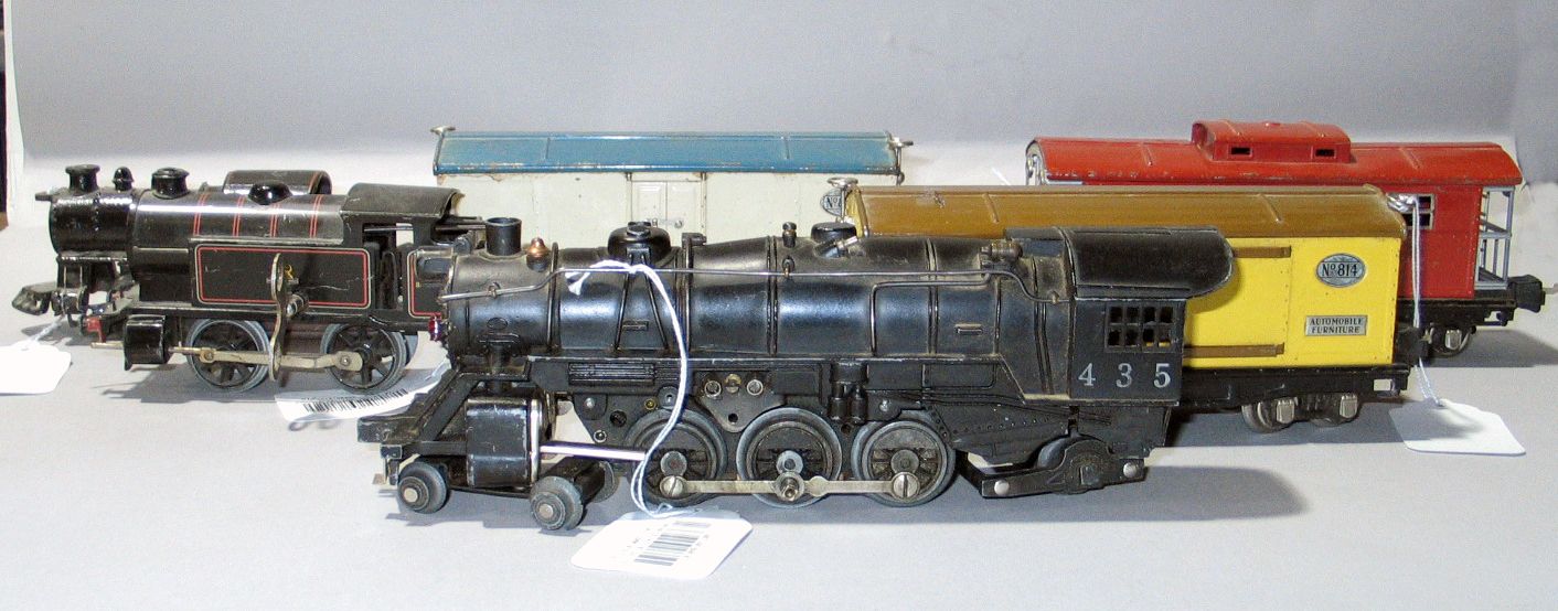 A toy train ensemble