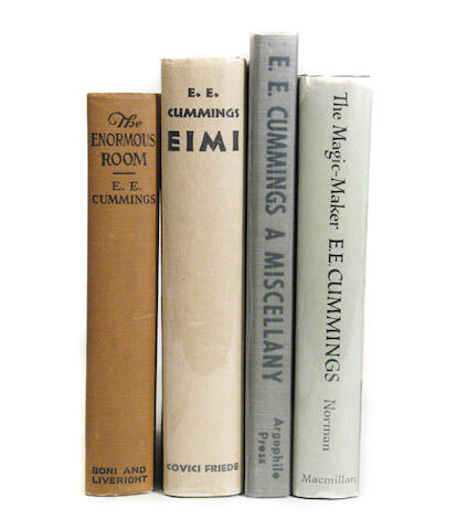 Bonhams E E Cummings 4 Vols The Enormous Room The
