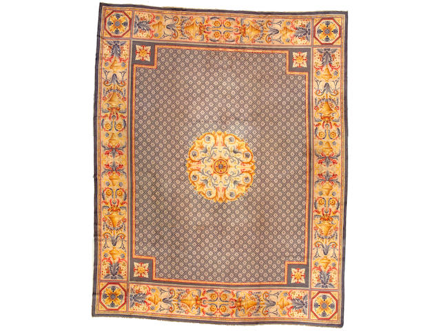 An European carpet size approximately 12ft 5in x 15ft 4in