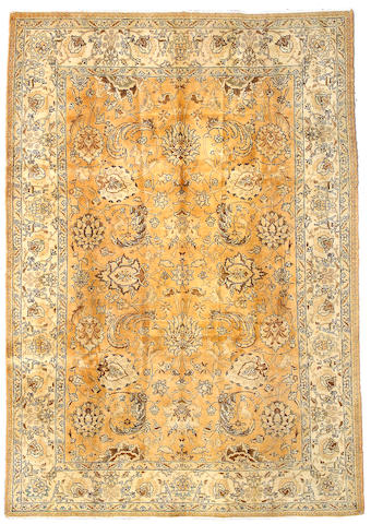 A Tabriz carpet Northwest Persia size approximately 10ft 7in x 7ft 4in