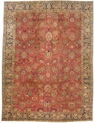 A Tabriz carpet Northwest Persia size approximately 14ft x 10ft 2in