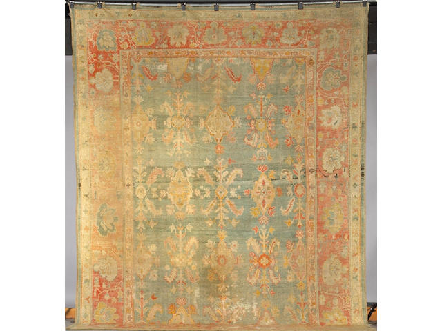 A Sultanabad carpet size approximately 13ft 10in x 10ft 10in