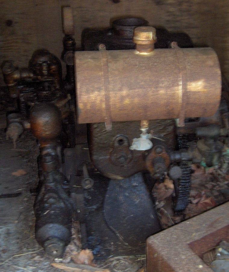 A stationary engine,