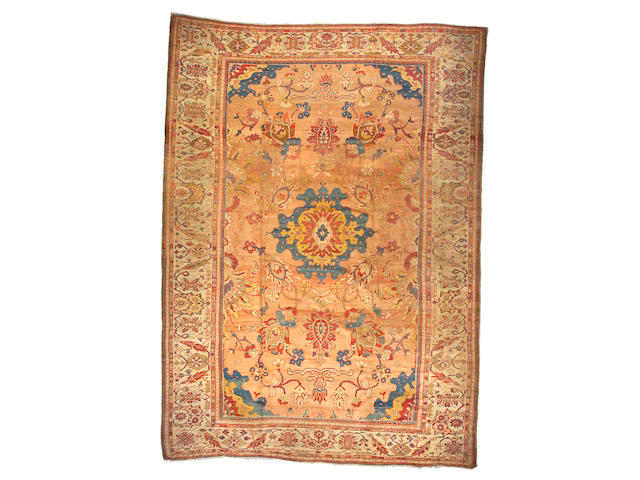 A Sultanabad carpet Central Persia size approximately 10ft 9in x 14ft 9in