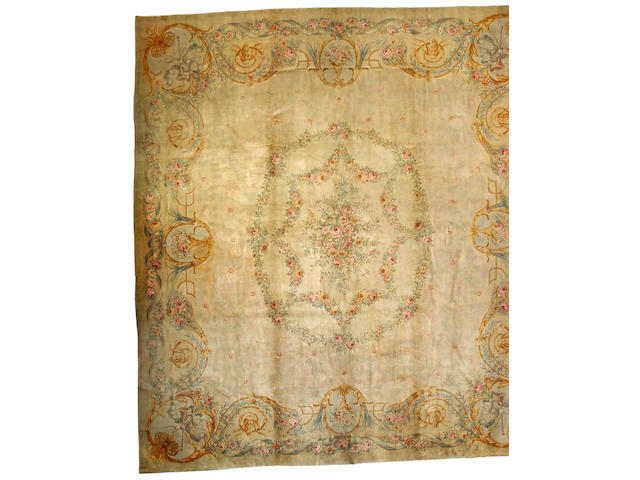 A Savonnerie carpet France size approximately 15ft 3in x 17ft