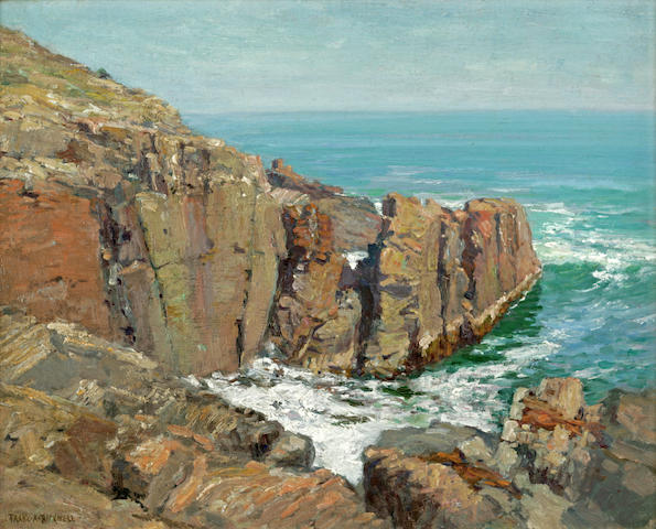 Frank Alfred Bicknell (1866-1943) Ogunquit Maine, Coastal Landscape 16 x 20in