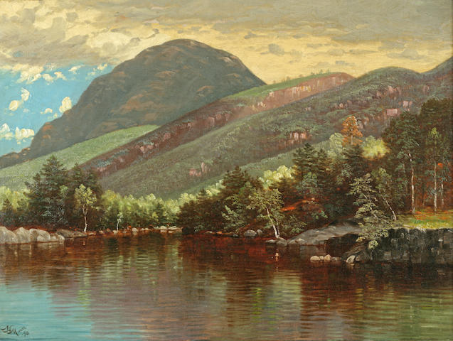 Nelson Augustus Moore (1824-1902) Lake George, 1892 18 x 24in