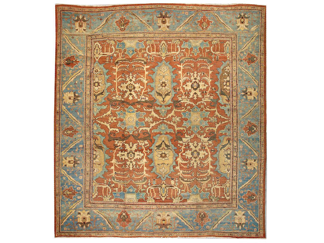A Sultanabad carpet Central Persia size approximately 12ft 3in x 13ft 6in