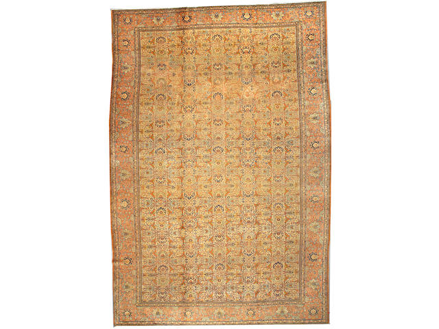 A Tabriz carpet Northwest Persia size approximately 13ft x 18ft