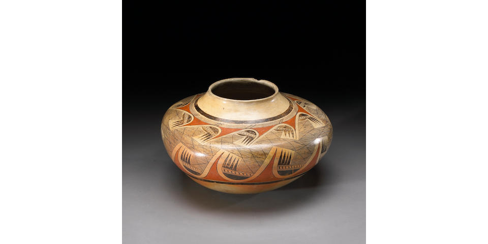 An important Hopi polychrome jar, Nampeyo