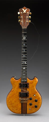 A Jerry Garcia electric guitar custom-made for him by Doug Irwin, 1971