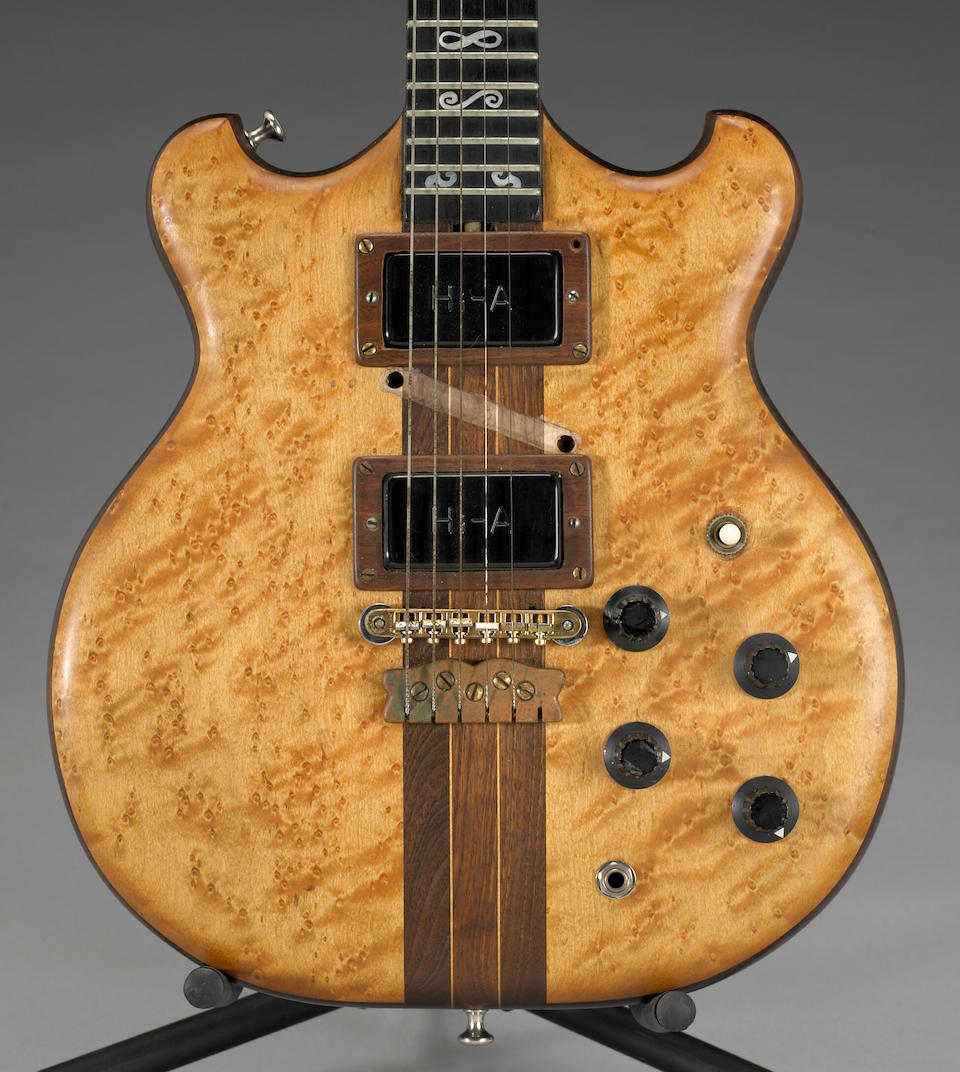 A Jerry Garcia electric guitar custom-made for him by Doug Irwin, 1971