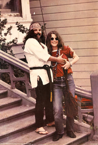 A poster of Pig Pen and Janis Joplin, 1972