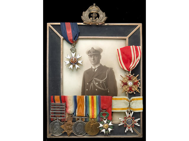 An extensive group of medals and memorabilia of Admiral Wilfrid Egerton, Royal Navy