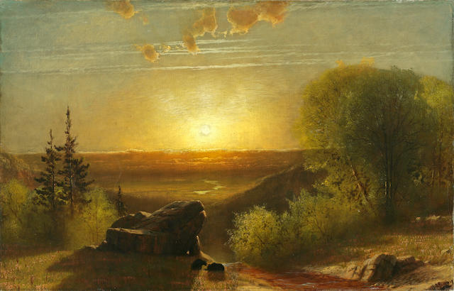 James Fairman (American, 1826-1904) Bear River Notch, Maine 23 x 36in