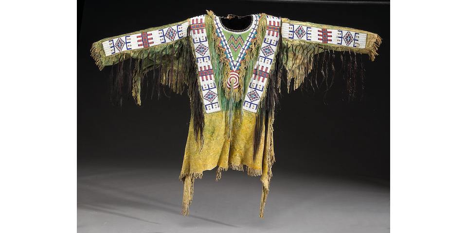 A Sioux beaded shirt