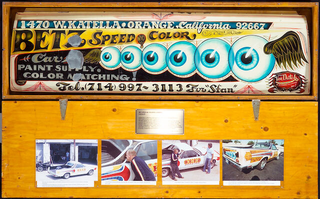 Bonhams : A Von Dutch Painted Tailgate From Stan Betz's El Bonhams : A Von Dutch Painted Tailgate From Stan Betz's El