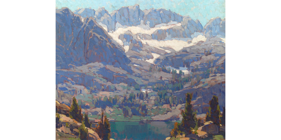 Edgar Payne (American, 1883-1947) Lake in the Sierras 28 x 34in