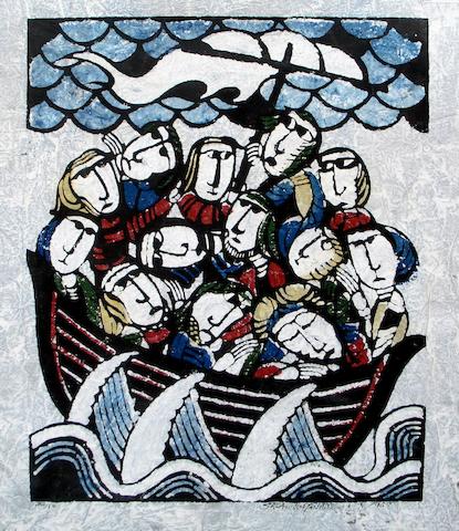 Sada Wantanabe "Figures in a Boat"