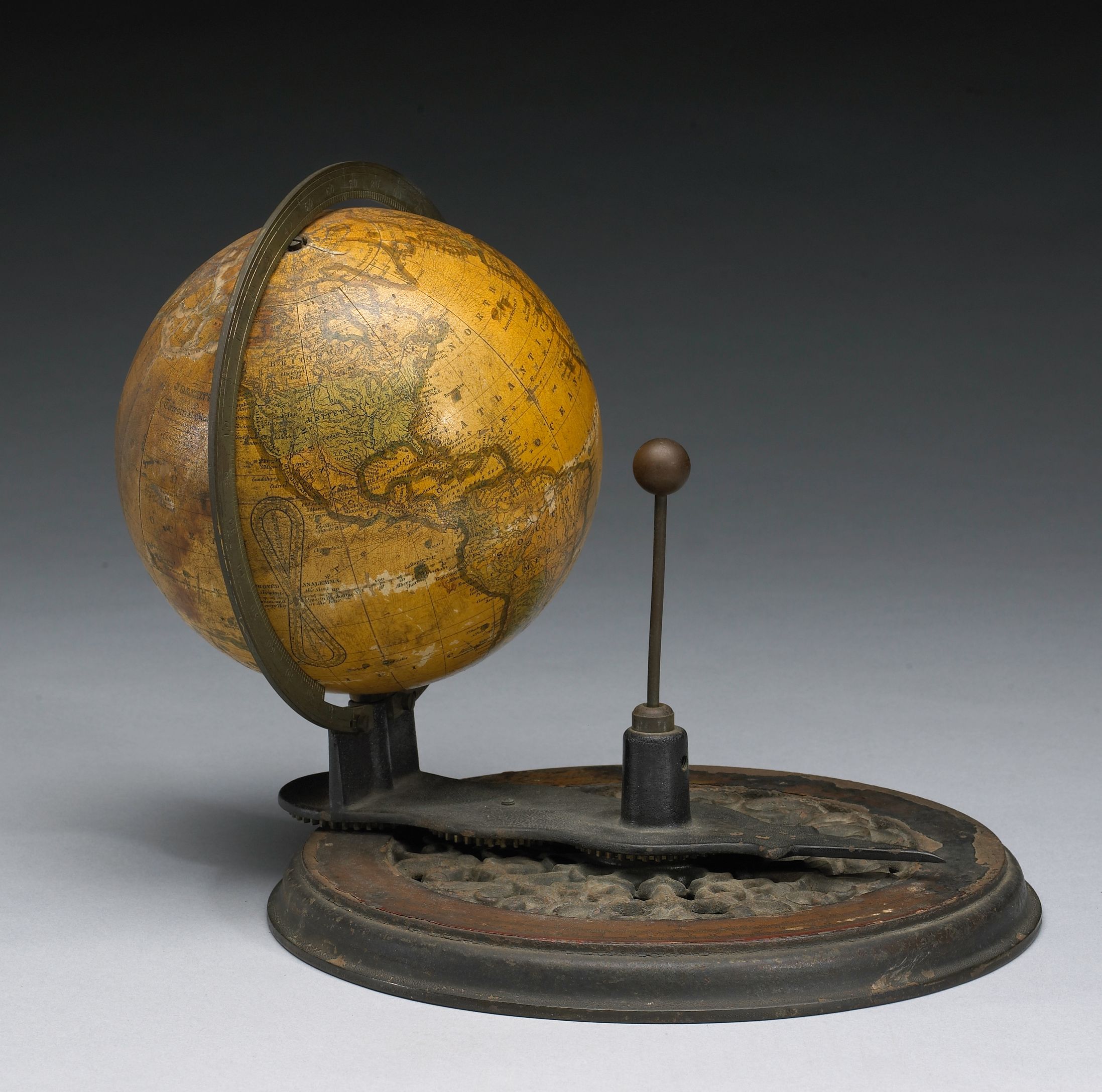 A Victorian terrestrial globe